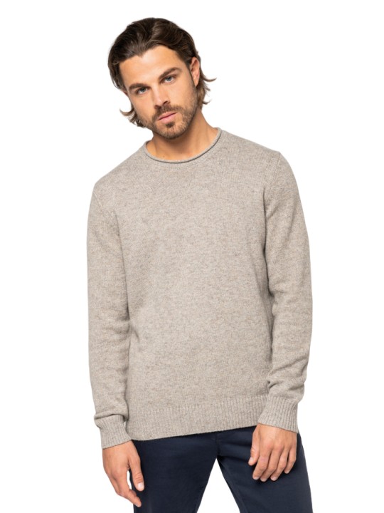 Pull en laine mérinos homme