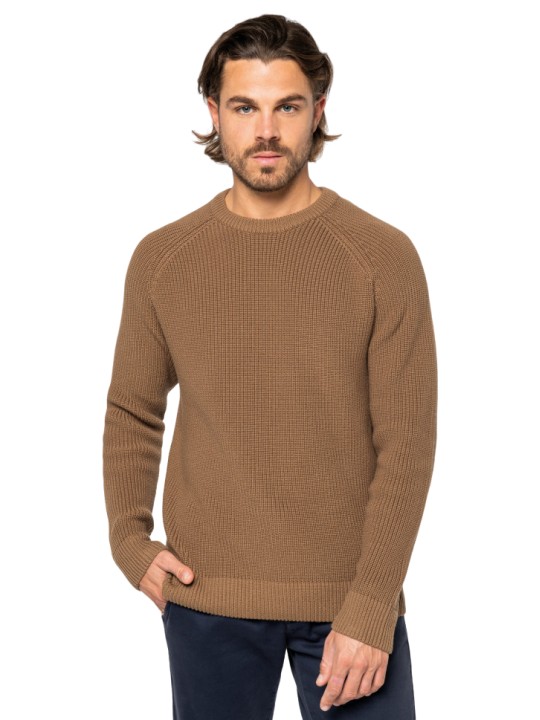 Pull à grosses mailles homme