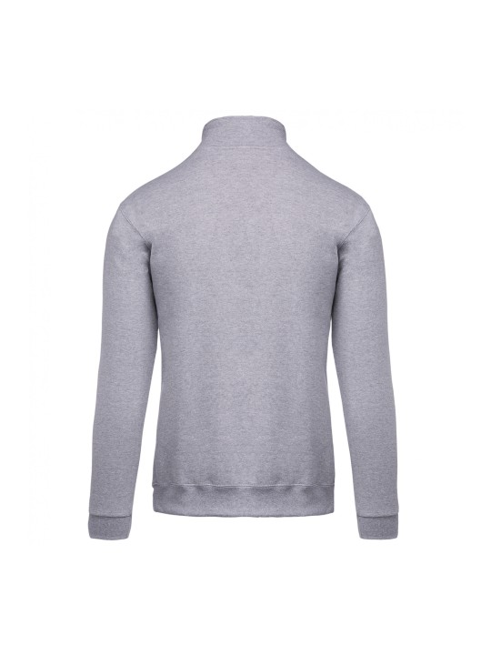 Sweat col zippé Homme 280gr 80%coton 20%polyester