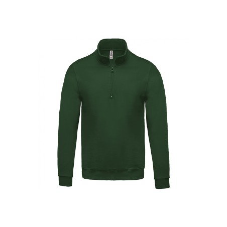 Sweat col zippé Homme 280gr 80%coton 20%polyester