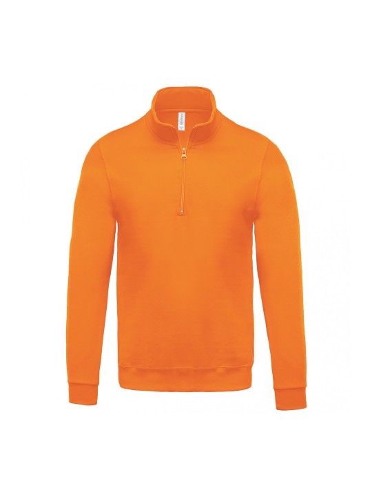 Sweat col zippé Homme 280gr 80%coton 20%polyester