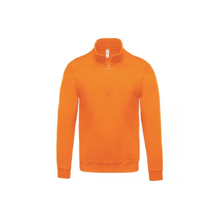 Sweat col zippé Homme 280gr 80%coton 20%polyester