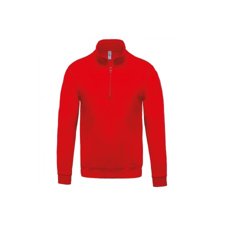 Sweat col zippé Homme 280gr 80%coton 20%polyester