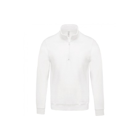 Sweat col zippé Homme 280gr 80%coton 20%polyester