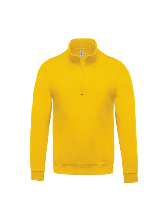 Sweat col zippé Homme 280gr 80%coton 20%polyester