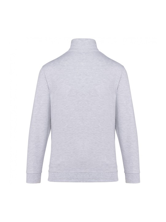 Sweat col zippé Homme 280gr 80%coton 20%polyester