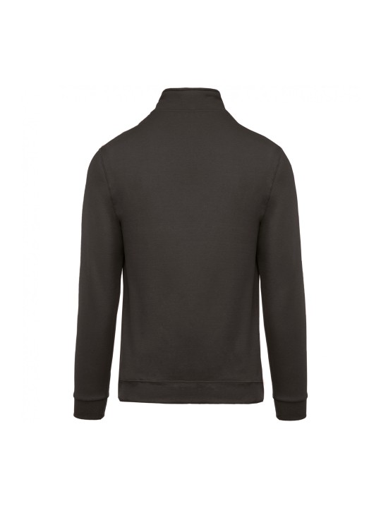 Sweat col zippé Homme 280gr 80%coton 20%polyester