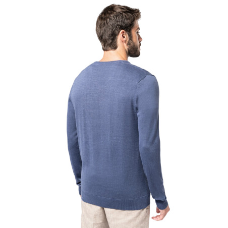 Pull Homme Col V 50%coton 50%acrylique