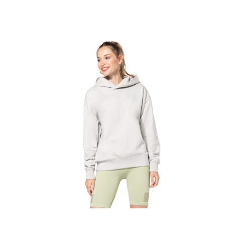 Sweatshirt capuche molleton oversize unisexe