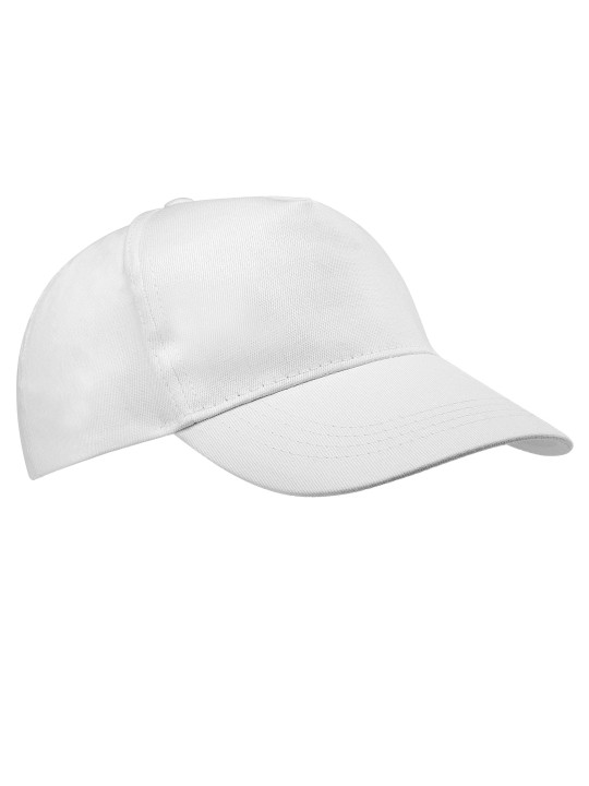 Casquette en coton 100% coton sergé 5 panneaux