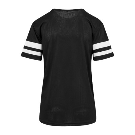 T-shirt rayé femme maille filet