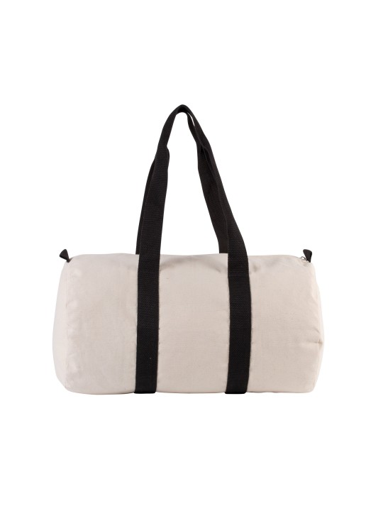 Sac Polochon toile de coton anse polycoton 28L