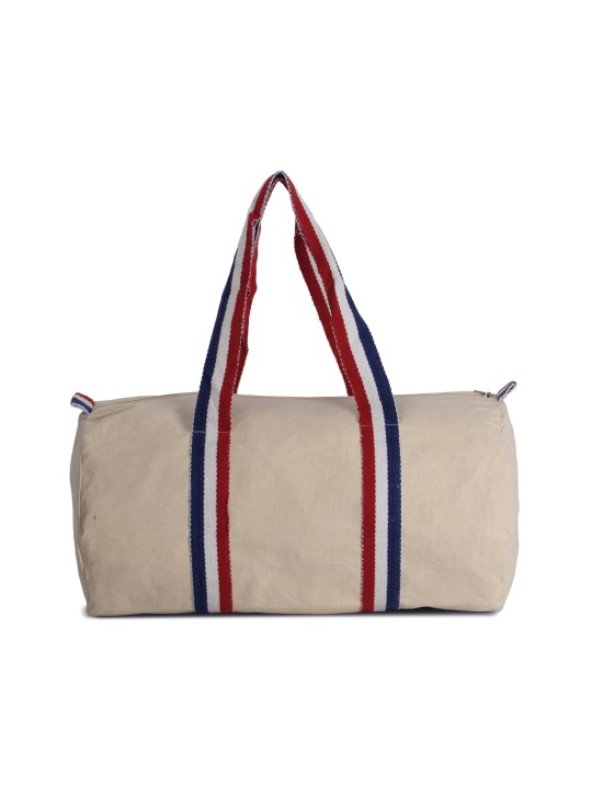 Sac Polochon toile de coton anse polycoton 28L