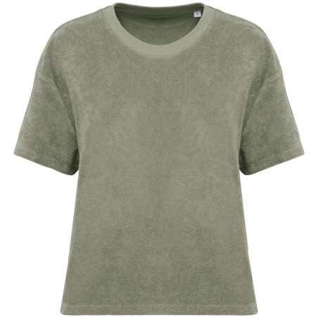 T-Shirt Towel Terry Femme