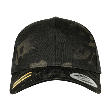 Casquette retro trucker multicam