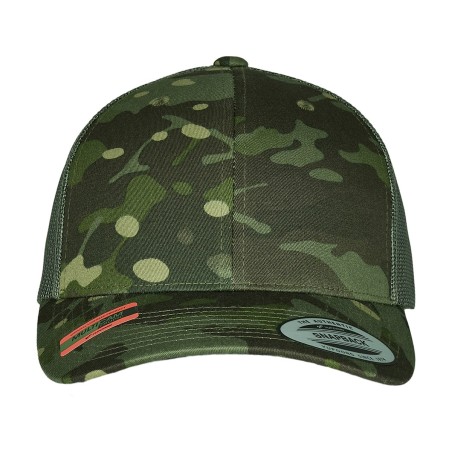 Casquette retro trucker multicam