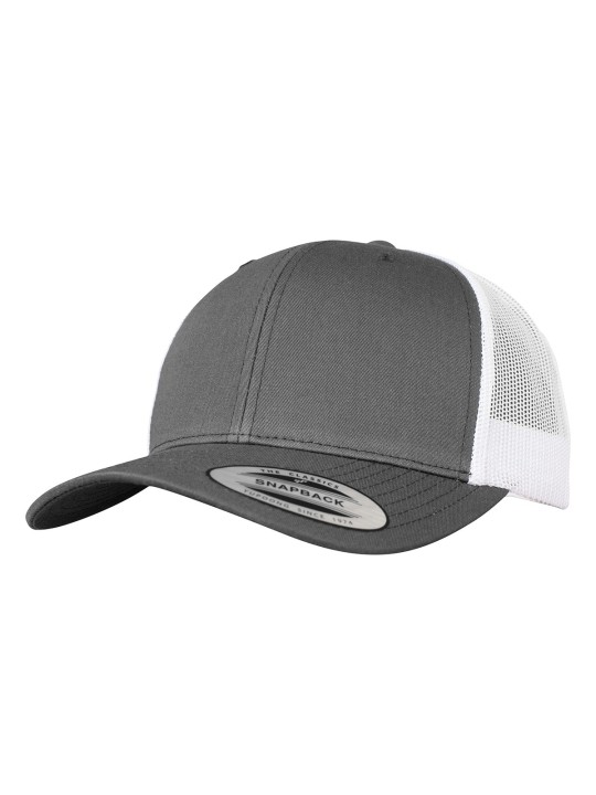 Casquette retro trucker bicolore