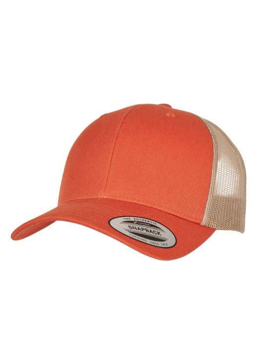 Casquette retro trucker bicolore