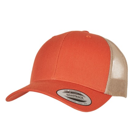 Casquette retro trucker bicolore