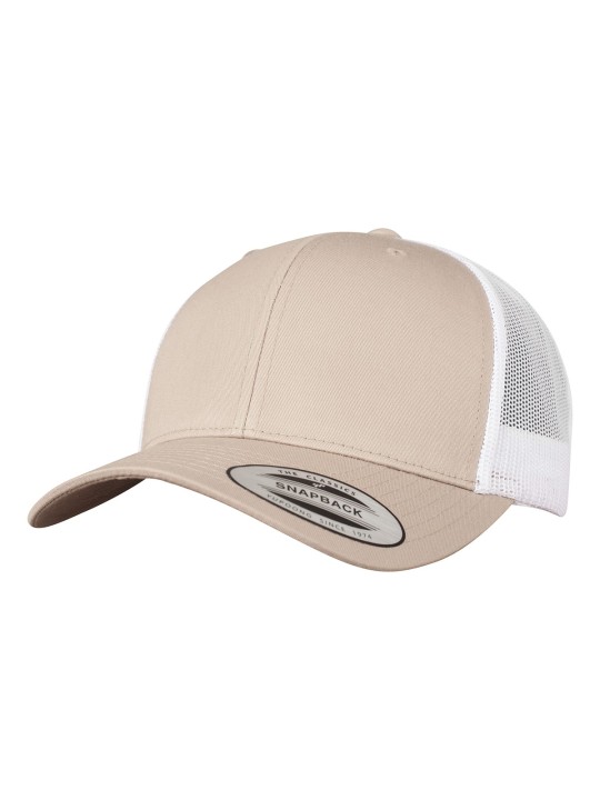 Casquette retro trucker bicolore