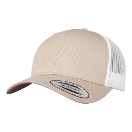 Casquette retro trucker bicolore