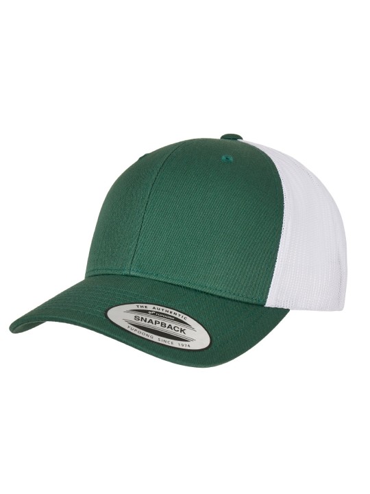 Casquette retro trucker bicolore