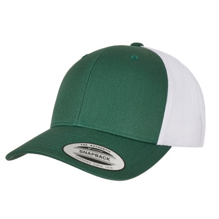 Casquette retro trucker bicolore