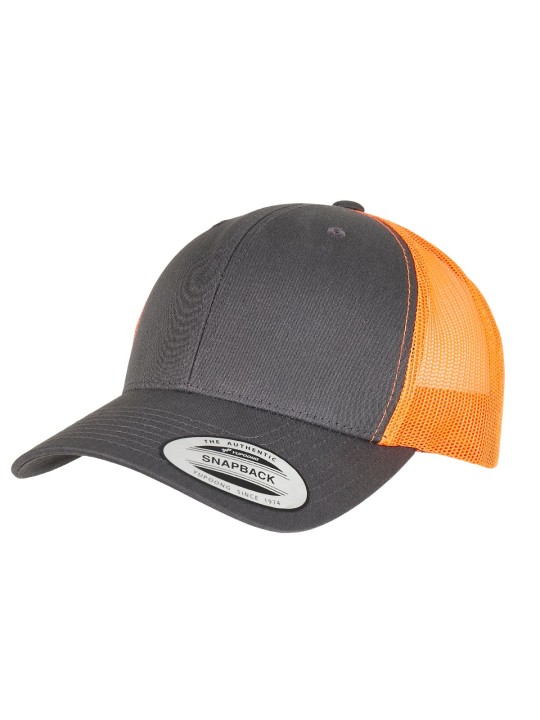 Casquette retro trucker bicolore