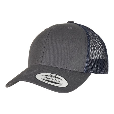 Casquette retro trucker bicolore