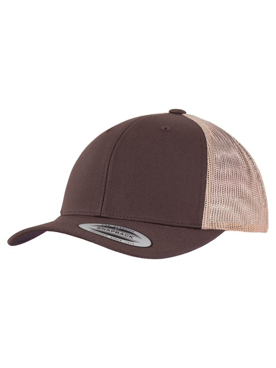 Casquette retro trucker bicolore