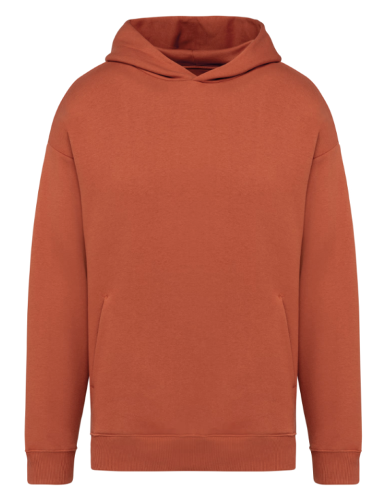 Sweat-shirt écoresponsable à capuche oversize unisexe  300 g/m²