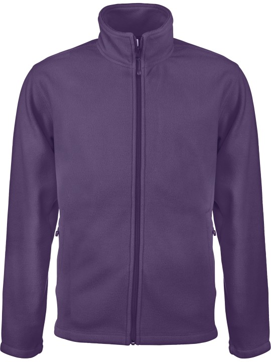 Veste micropolaire zippée Homme 100% polyester