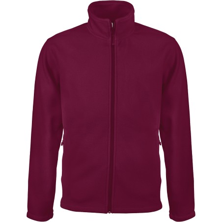 Veste micropolaire zippée Homme 100% polyester