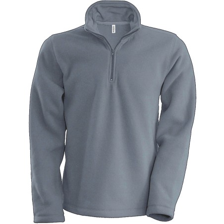 Micropolaire col zippé Homme 100% polyester