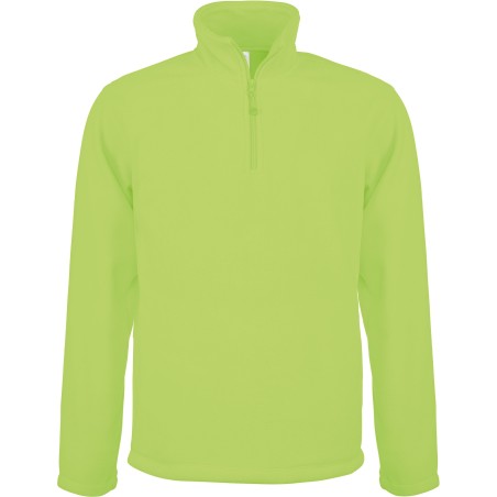 Micropolaire col zippé Homme 100% polyester