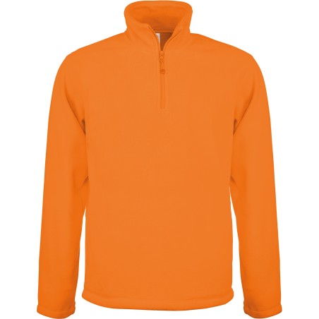 Micropolaire col zippé Homme 100% polyester