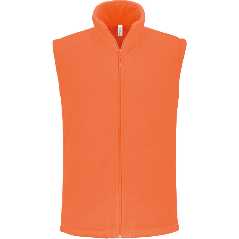 Gilet micropolaire Homme 100% polyester