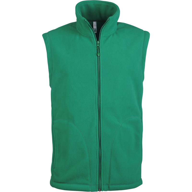 Gilet micropolaire Homme 100% polyester