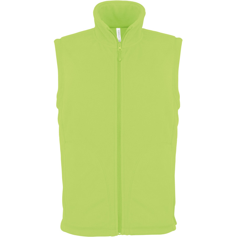 Gilet micropolaire Homme 100% polyester