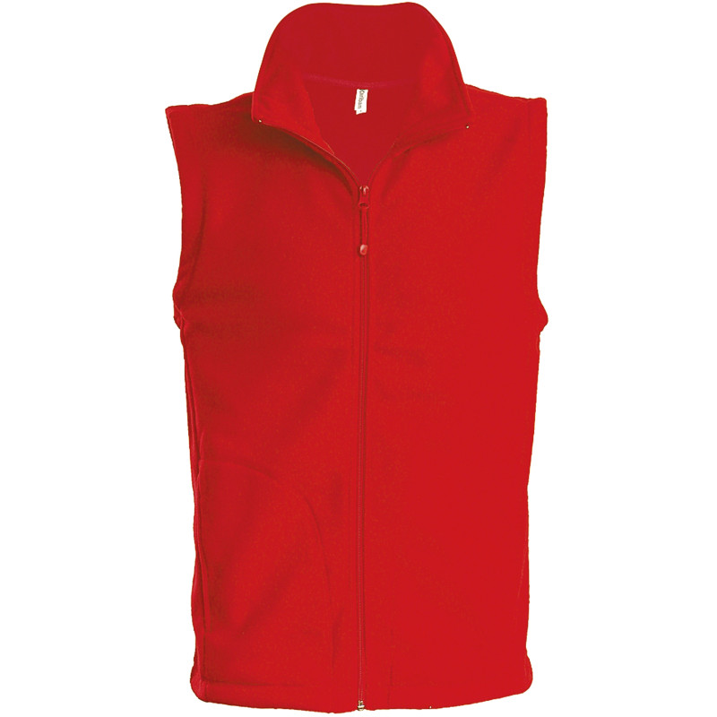 Gilet micropolaire Homme 100% polyester