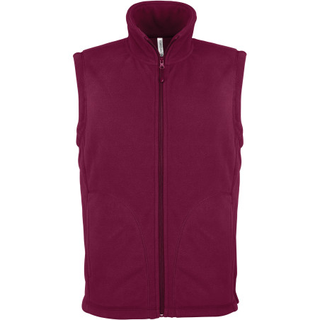 Gilet micropolaire Homme 100% polyester