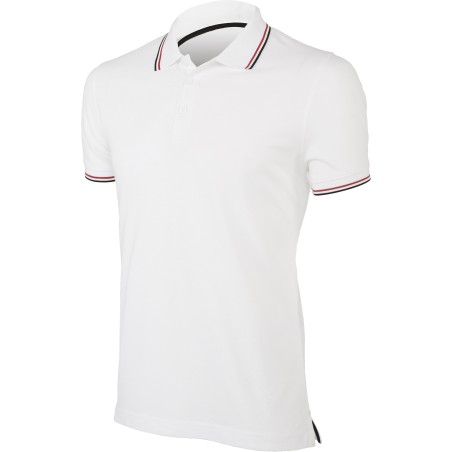 Polo Piqué Homme MC Contrasté  220gr 100%coton