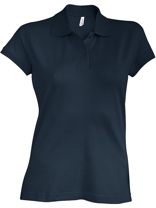 Polo Femme MC 220gr Col Class 95% cot./5% elast.