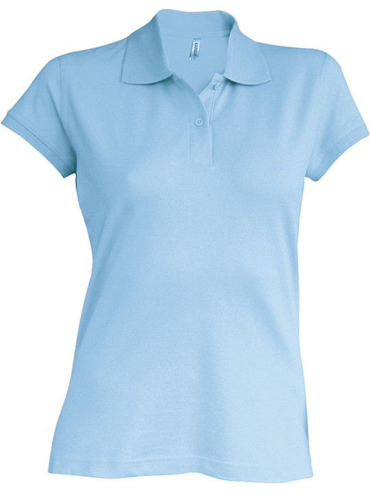 Polo Femme MC 220gr Col Class 95% cot./5% elast.