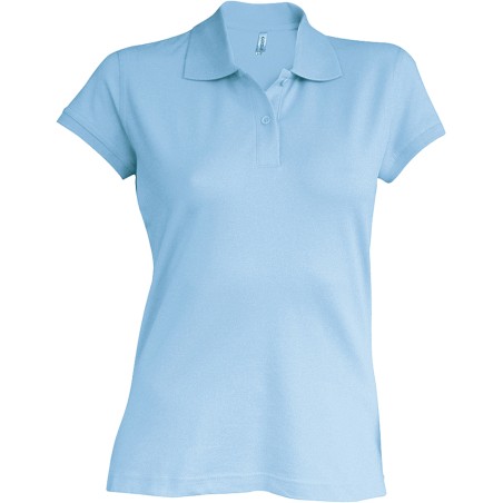 Polo Femme MC 220gr Col Class 95% cot./5% elast.