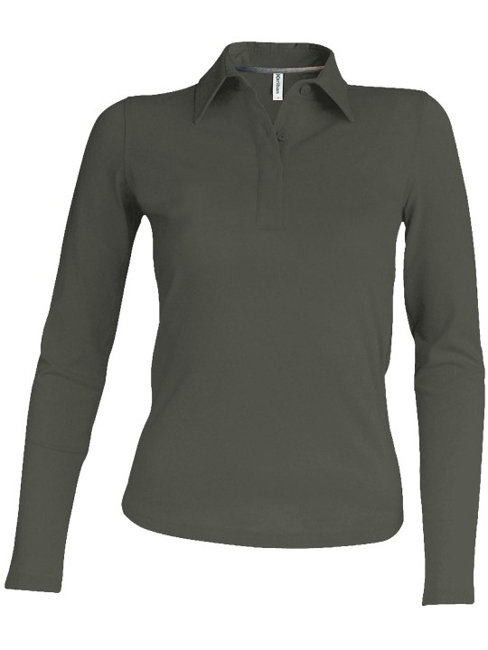 Polo Piqué Femme ML 210-220 gr 100% coton