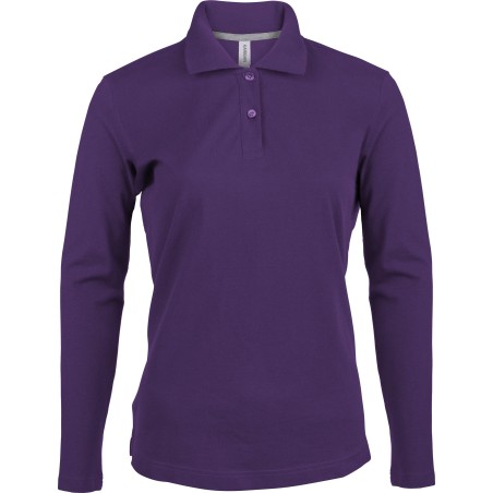 Polo Piqué Femme ML 210-220 gr 100% coton