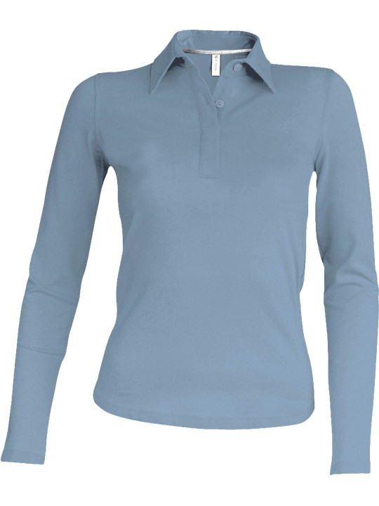 Polo Piqué Femme ML 210-220 gr 100% coton