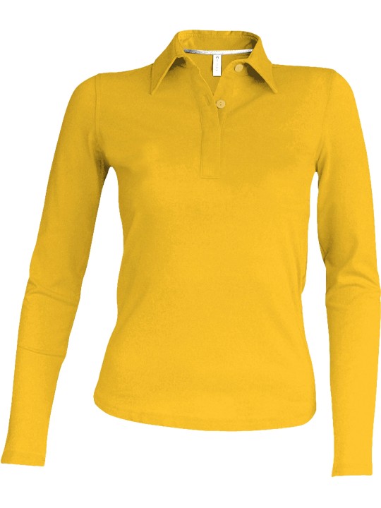 Polo Piqué Femme ML 210-220 gr 100% coton