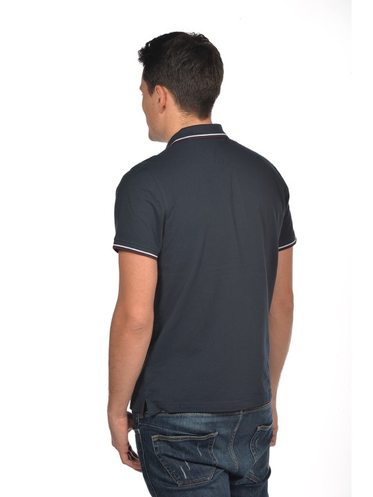 Polo Piqué Homme MC Contrasté  220gr 100%coton